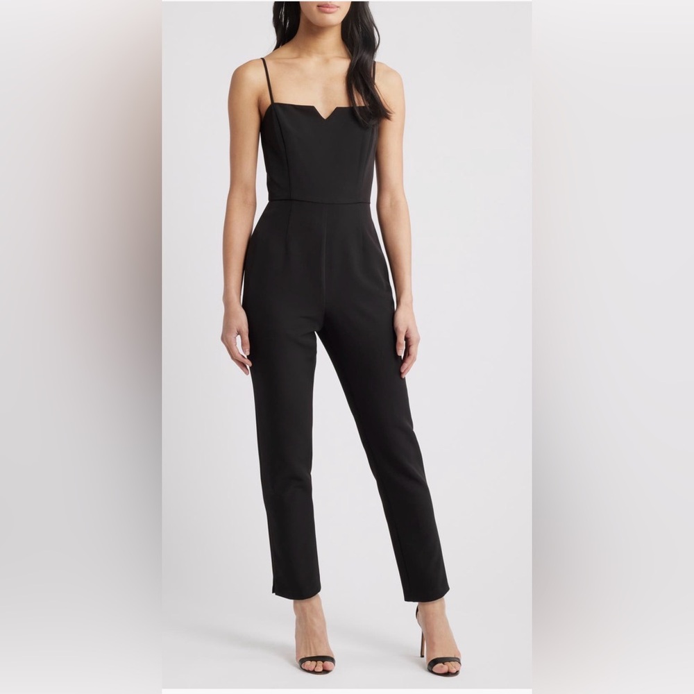 Julia Jordan Elegant Black Jumpsuit